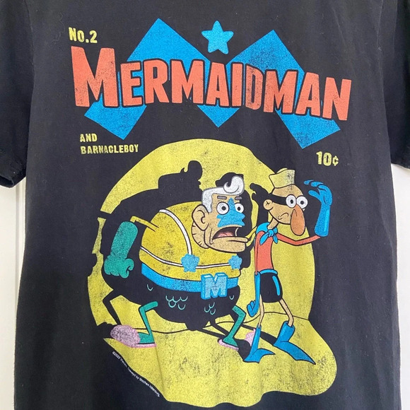 Nickelodeon‎ men’s Mermaidman tshirt — medium - Picture 2 of 4